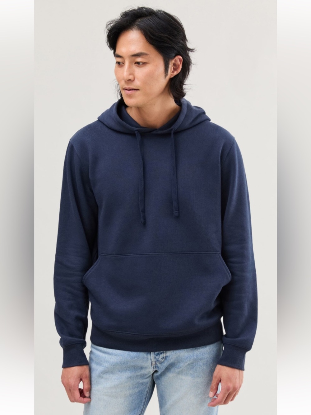 Richer Poorer The Recycled Fleece Hoodie navy Sz XXL